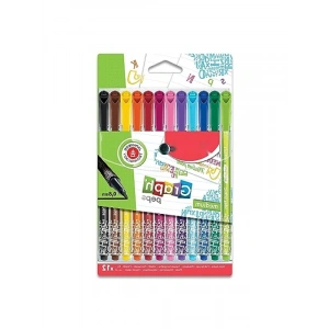 12 Renkli Keçeli Kalem Seti