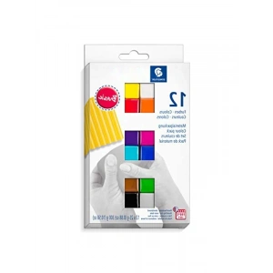 12 Renkli Modelleme Kili Seti – Fimo Soft