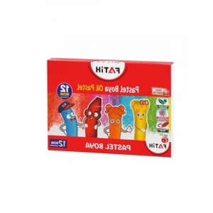 12 Renkli Pastel Boya Seti