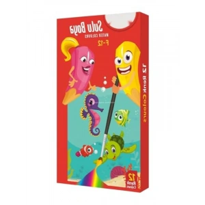 12 Renkli Sulu Boya Seti - Güvenli ve Kolay Kullanım