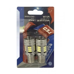 12 Volt P21W Beyaz Tek Duy LED Ampul Seti - 2 Adet