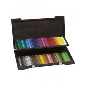 120 Renkli Kuru Boya Kalemi - Ahşap Kutu İle