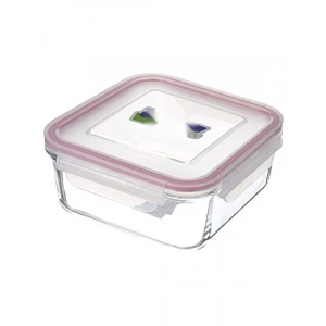 1200 Ml Kapasiteye Sahip Kare Cam Saklama Kabı