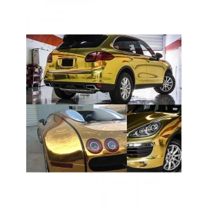 122cm x 2 Metre Boyutunda Su Geçirmez Altın Parlak Kaplama Folyo