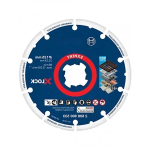 125 mm Elmas Kesme Diski, X-LOCK Sistem, Uzun Ömürlü