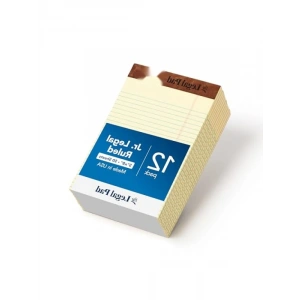 12,7 x 20,3 cm Yasal Bloknot - 12li Paket