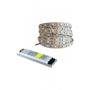 12v 5 Amper 60 Watt LED Trafo ile 5 Metre Şerit LED Aydınlatma