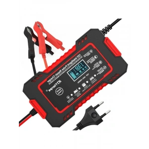 12V 6A Araba Akü Şarj Cihazı, Led Ekran ile Kullanım Kolaylığı