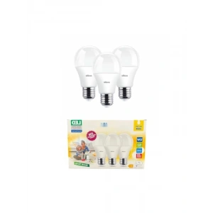 12W LED Ampul, 3lü Paket, 1521 Lümen, E27 Duy