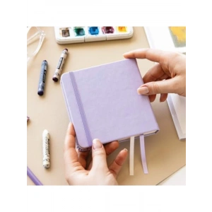 12x12 cm Sert Kapak Eskiz Defteri - 80 Yaprak, Lila