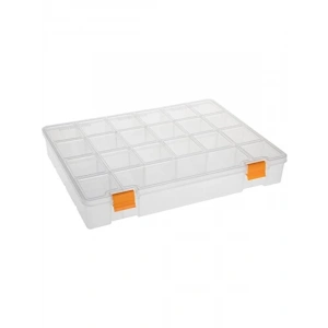 13 Şeffaf Organizer, Darbeye Dayanıklı, 21 Sabit Bölme