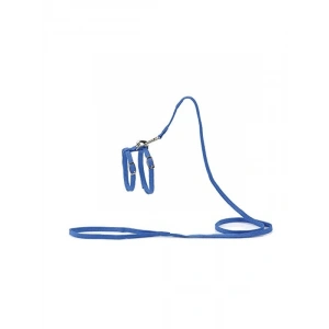 130 cm Mavi Kedi Göğüs Tasması ve Gezdirme Kayışı