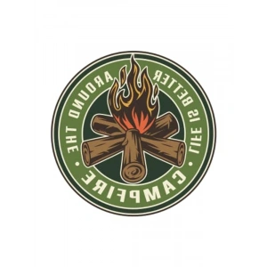 13x13 cm Off Road Temalı Sticker, Kamp ve Macera İçin