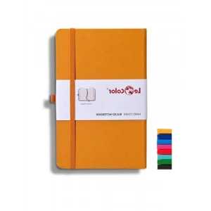 13x21 cm Çizgili Defter - Tarihsiz, Turuncu Renk