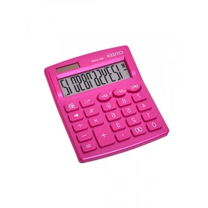 14 Haneli Güneş Enerjili Hesap Makinesi - Pembe