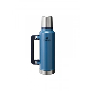 1.4 Litre Mavi Vakumlu Çelik Termos - 48 Saat Isı Koruma Özelliği