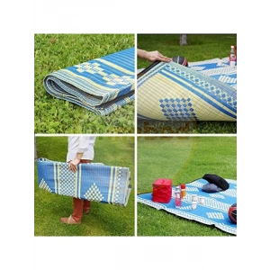 140 x 230 cm Plastik Hasır Halı - Piknik ve Dış Mekan Kullanımı