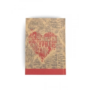 14x20 cm Boyutunda Kraft Hatıra Defteri, 96 Yaprak