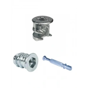 15/18 mm Çelik Dübelli Mobilya Bağlantı Elemanı 20 Adet Set
