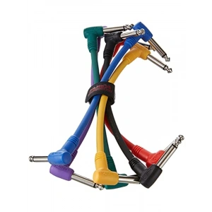 15 cm uzunluğunda gitar pedal kablosu seti, toplam 6 adet