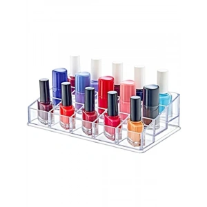 15 Gözlü Şeffaf Ojelik Organizatör