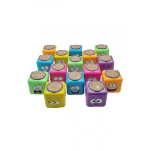 15li Emojili Figürlü Küp Çim Adamlar Seti