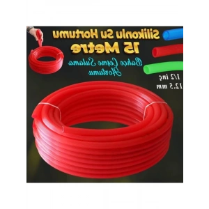 15 Metre Silikonlu Su Hortumu - Bahçe ve Sulama İçin İdeal