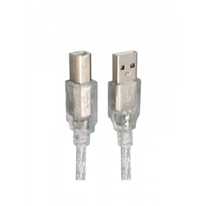 1,5 Metre Uzunlukta Şeffaf USB Yazıcı Kablosu