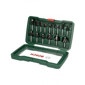 15 Parça Freze Seti - 8 mm Aksesuar ile