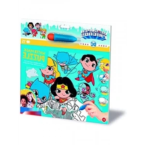 15 Parça Su İle Oynama Puzzle Seti - DC Süper Arkadaşlar