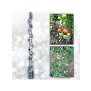 150 cm Metal Spiral Bitki Destek Çubuğu, 20 Adet ile Destekleyin