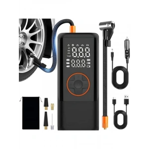 150 PSI Hava Kompresörü, 4500 mAh Taşınabilir Araç Lastik Pompası