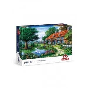 1500 Parça Kuğulu Bahçe Puzzle