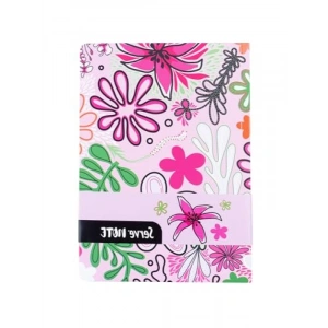 15x21 cm Çizgili Şeker Pembe Not Defteri