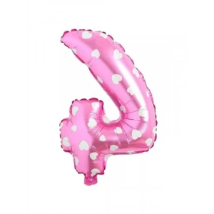 16 İnç Pembe Kalpli Folyo Balon