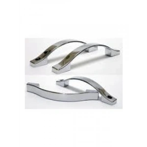 160 mm Cam Duşakabin Ay Kulp - Krom Renk