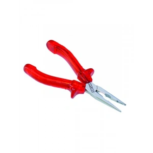 160mm Uzun Kargaburun Düz Uçlu Alet, Kırmızı