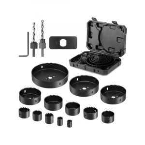 19 Parça Delik Testere Seti - 13 Testere Bıçağı ile