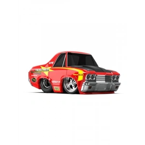 1968 Chevy El Camino Model Araba, Kırmızı Pro Street Tasarım