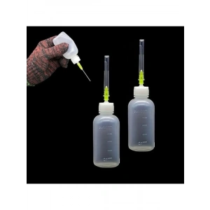 2 Adet 50ml Tekrar Kullanılabilir Şırıngalı Plastik Şişe, Kolay Doldurulabilir