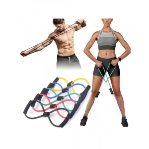 2 Adet 8 Şekilli Elastik Direnç Bandı