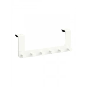 2 Adet Beyaz Çelik Kapı Askısı - Modern Tasarım