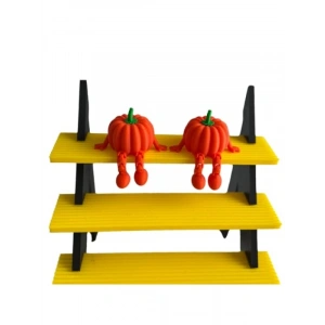 2 Adet El Yapımı Sevimli Bal Kabağı Figürü - Dekoratif Biblo Seti