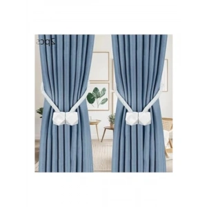 2 Adet Manyetik Perde Klipleri, Modern Kare Tasarım