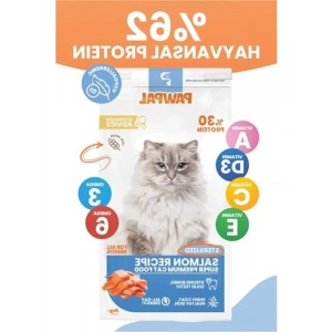 2 kg Somonlu Süper Premium Kısır Kedi Maması, Hipoalerjenik