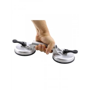 2li Alüminyum Vantuzlu Tutucu, Cam ve Ahşap İçin