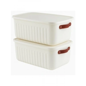 2li Kapaklı Saklama Kutusu Seti - 10 Litre - Çok Amaçlı Organizer