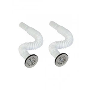 2li Körüklü Lavabo Gider Hortumu, Vidalı Sifon