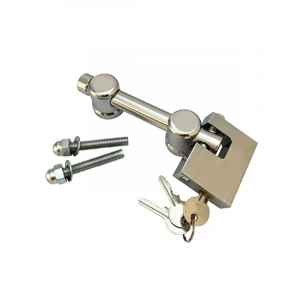 2li Set Kapı Emniyet Kilit Aparatı ve Yassı Asma Kilit (70 mm)