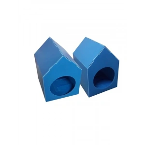 2li Set Katlanır Plastik Kedi Evi, Su Geçirmez Tasarım